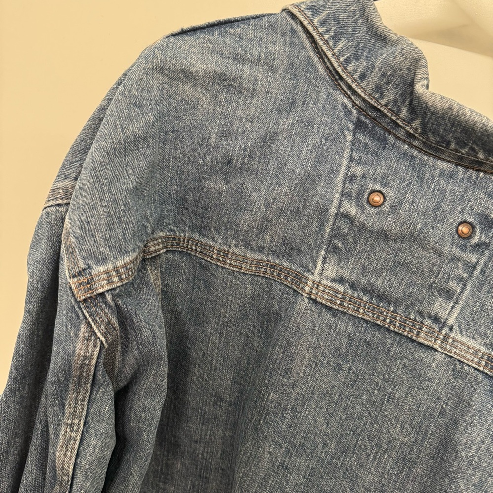 Carhartt Denim Button Down Jacket - image 8